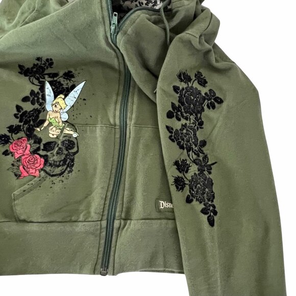 Disney Disneyland Resort Tinker Bell Green Hoodie & Pants Set Girls Size S/XS - Picture 4 of 16